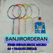 raket badminton sale!!! hart power shoot free senar grip