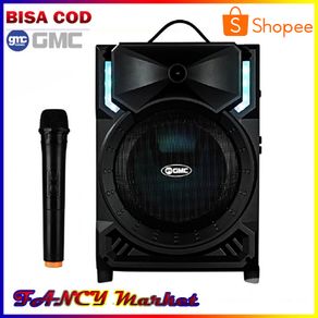 GMC speaker aktif 897H/speaker bluetooth karaoke FREE MIC WERLES