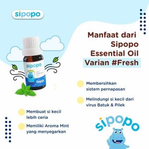 (agen resmi) sipopo essential oil 5ml - bye cough n flu