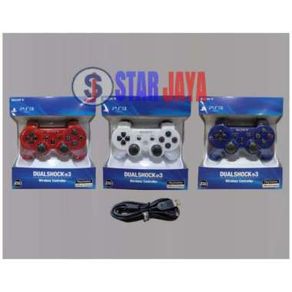 STIK PS3 OP WARNA 2 PCS + KABEL CHARGER