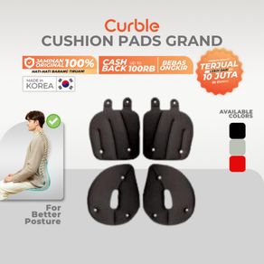 Curble Posture Chair Alas Busa Pengganti Cushion Pads Grand - Black