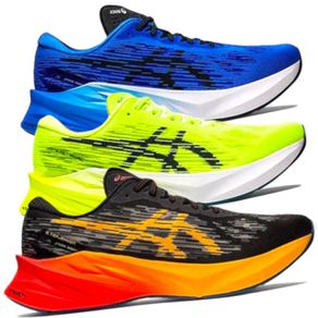Sepatu Running/olahraga Asics Novablast 3 black amber orange blue