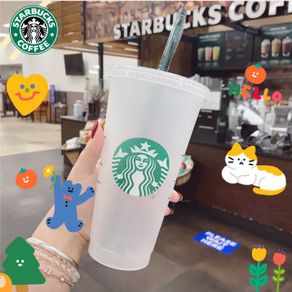Ready Tumbler Starbucks Transparent Cold Water Cup Starbucks Reusable Confetti Cup