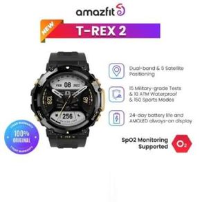 Amazfit T-Rex 2 Smartwatch Military Std - Garansi Resmi
