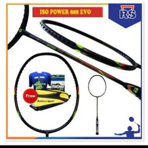 Raket badminton rs iso power 888 evo original