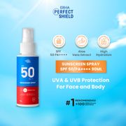 ERHA Perfect Shield Sunscreen Spray SPF 50/ PA++++ 90ml - Sunscreen Spray Wajah & Tubuh