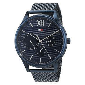 Jam Tangan Pria Tommy Hilfiger 1791421 Damon Men Blue Dial Blue Stainless Steel