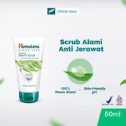 Himalaya Purifying Neem Scrub 50ml - Scrub Wajah Untuk Jerawat Acne Skincare