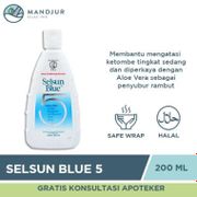 Selsun Blue 5 Shampoo 200 ML - Sampo Anti Ketombe, Menjaga Kesuburan Rambut