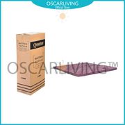 khusus jtr/cargo quantum mattress topper pelindung kasur t.6cm - merah 90 x 200
