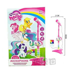 Murah Mainan Anak - Microphone My Little Pony Mic Kuda Poni Single Karaoke