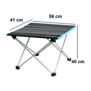 meja lipat piknik camping outdoor foldable portable aluminium - 56x41x40 cm