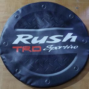 cover ban rush cover ban serep rush sarung ban serep rush desain no 05 - ban 215/65 r16 kulit premium