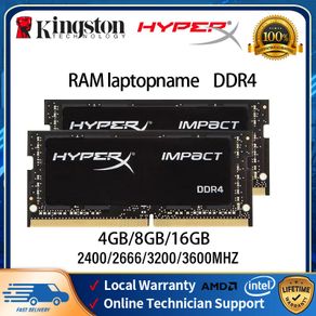 Kingston Hyperx Impact Laptop DDR4 RAM 4GB 8GB 16GB 2133Mhz 2400Mhz 2666Mhz 3200Mhz SOIDMM Memory