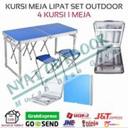 kursi meja lipat set Outdoor portabel kursi meja lipat camping