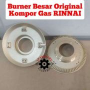 Gratis Ongkir Rinnai Ri-522E Kompor Gas 2 Tungku Full Stainless Steel Anti Karat