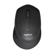 mouse wireless logitech m331 - silent plus mouse garansi resmi 1 tahun - hitam