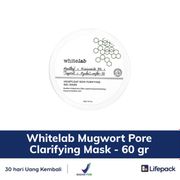 whitelab mugwort pore clarifying mask - 50 gr - masker kecantikan