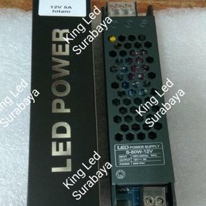 Adaptor Slim 12V 5A Power Supply LED Switching 60W 5 Ampere 12 Volt