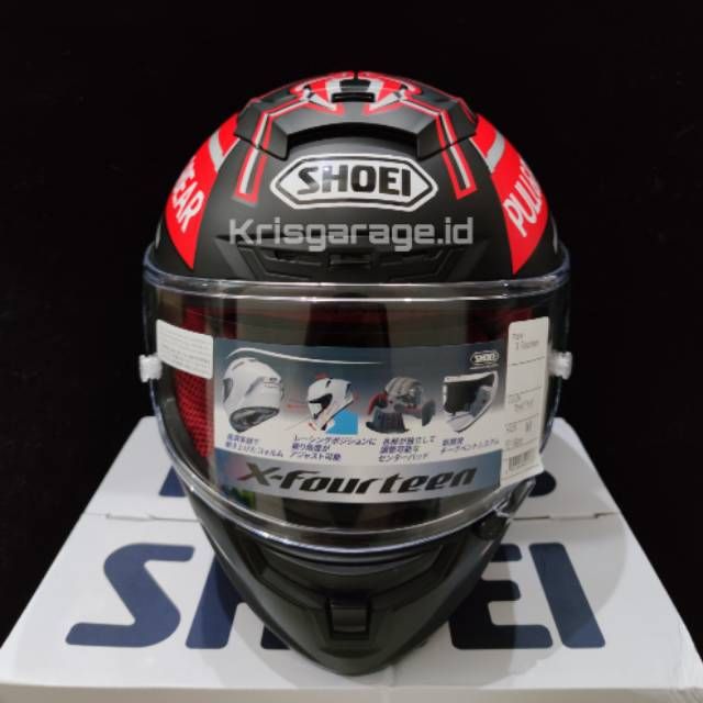 helm shoei x14 black concept 2.0