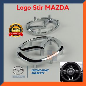 Logo Stir Mazda/ Steering Wheel Emblem Mazda 2 3 6 CX3 CX5 CX9 - Chrome
