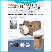 quantum mattress topper pelindung kasur t.6cm putih - promo - toko - 100
