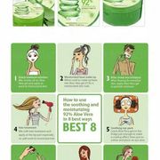 go nature republic ori korea aloe vera 92% soothing gel kemasan