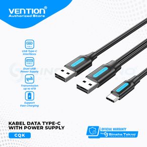 Vention Kabel Usb A to C Male with Usb Power Supply