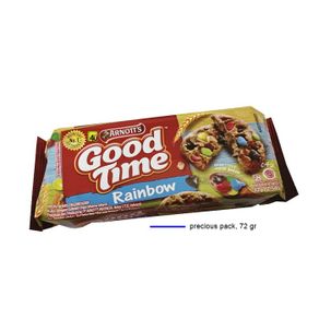 good time precious chocochips cookies pack - 72 gr - rainbow