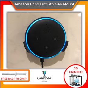 amazon echo dot 3rd gen wall mount holder stand - hitam