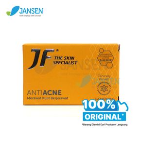 JF Sulfur Acne Care 90gr - Sabun Mandi Batang Untuk Kulit Berjerawat