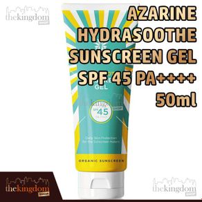 azarine hydrasoothe sunscreen gel spf 45 pa++++ 50ml - plastik