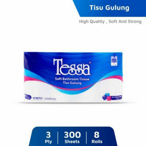 Tissue tessa toilet 8roll 3ply/Tisue gulung tesa/tisu wc 8 roll 3 ply