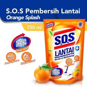 SOS Cairan Pembersih Lantai - Orange Splash [750 mL]