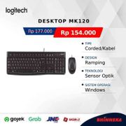Logitech Desktop MK120 Keyboard & Mouse [920-002586]