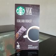 starbucks coffee via ready brew italian roast