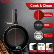 tefal cook & clean frypan 30 cm