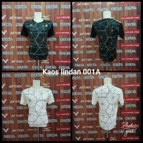 Baju Badminton Lindan Y 001 A Import Kaos Olahraga Bulutangkis Grade Ori Murah