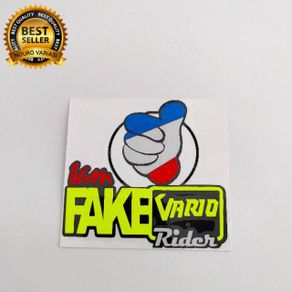 stiker tumpuk sticker cutting  FAKE VARIO RIDER yellow THAILAND THAILOOK MOTAI  KUALITAS TERBAIK