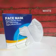 Masker Duckbill 3ply PUTIH isi 50pcs dukbil face mask WHITE TERJAMIN