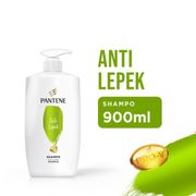 shampo pantene perawatan rambut rontok shampoo - putih [900 ml] - hijau