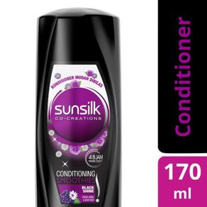 SUNSILK - Conditioner Smoothies Black Shine Botol 170ml