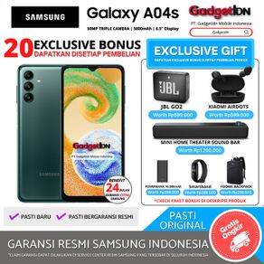 samsung galaxy a04s 4/64gb garansi samsung indonesia - black tanpa bonus
