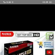 matrix set top box digital dvb T2 Apple merah