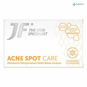 JF sulfur trasparant cleanser bar acne spot care 65gr- sabun batang