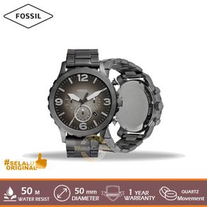 Harga Fossil Nate Chronograph Smoke 