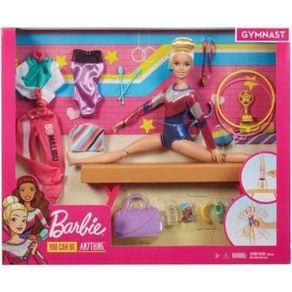 Barbie Gymnast Playset - mainan boneka anak