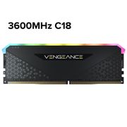 CORSAIR VENGEANCE RGB RS 16GB (1x16GB) DDR4 DRAM 3600MHz C18 CMG16GX4M1D3600C18