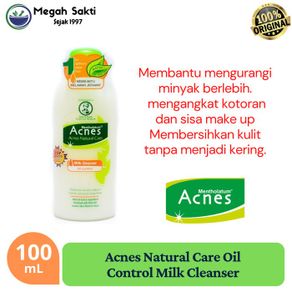acnes natural care oil control milk cleanser 100 ml