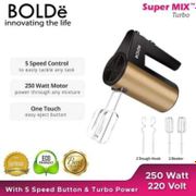 Bolde Super Mix Turbo Hand Mixer with Storage 5 Speed with Turbo Power
